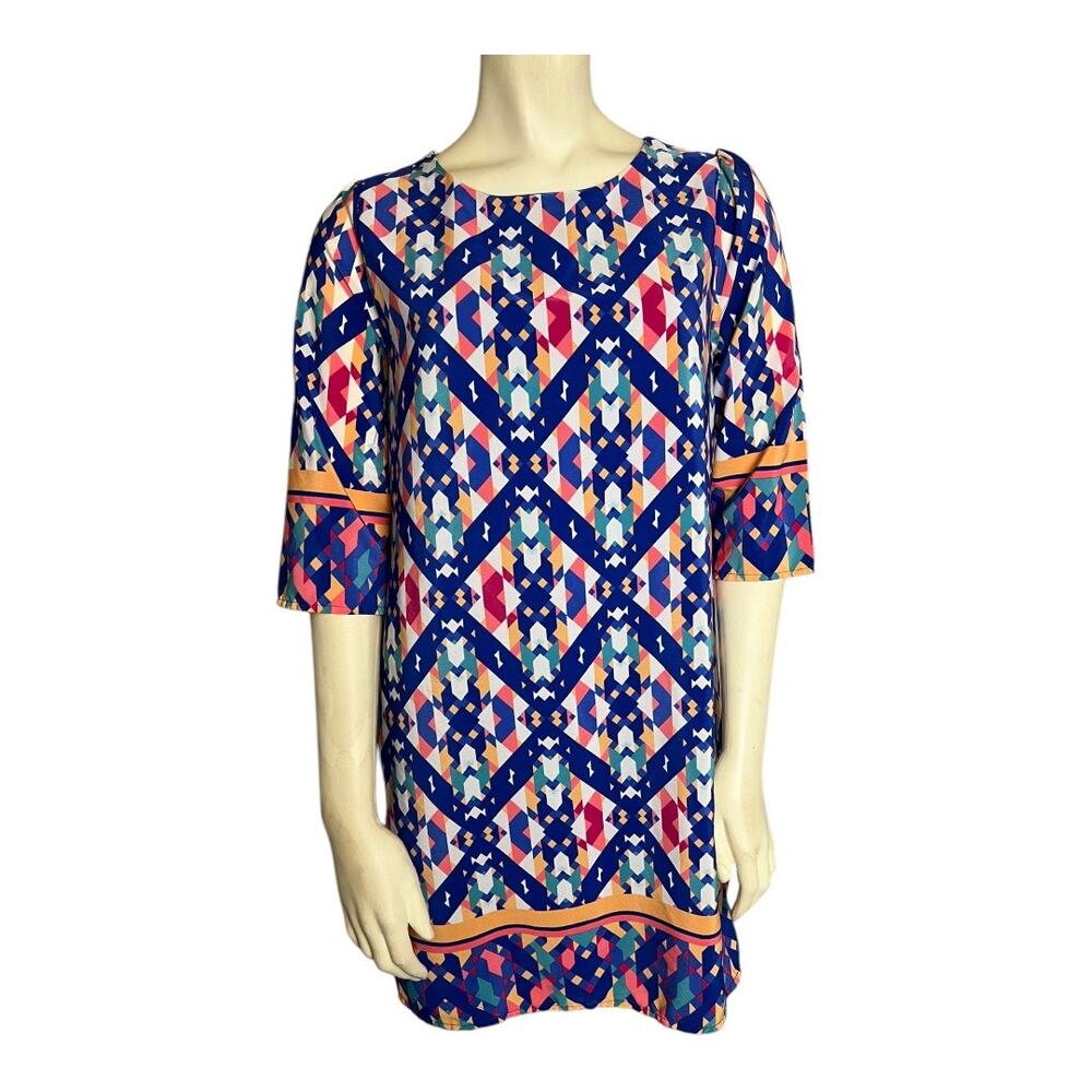 Everly Dress S Small Brunch Preppy Shift Blue Twee Spring Summer